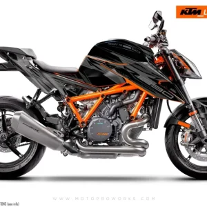 KTM 1290 Super Duke R DEKOR - "Ripple" (Sort)