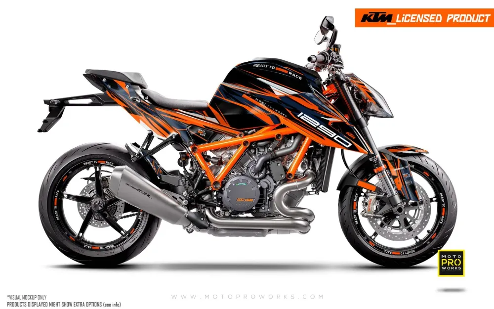 KTM 1290 Super Duke R DEKOR - "Ripple" (Orange)