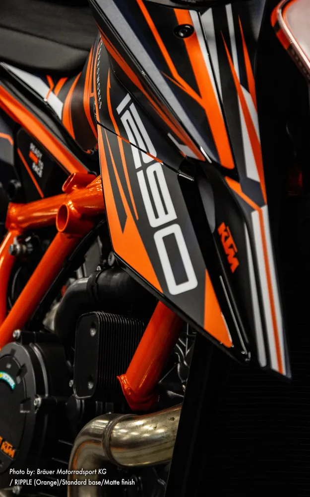 KTM 1290 Super Duke R DEKOR - "Ripple" (Orange)