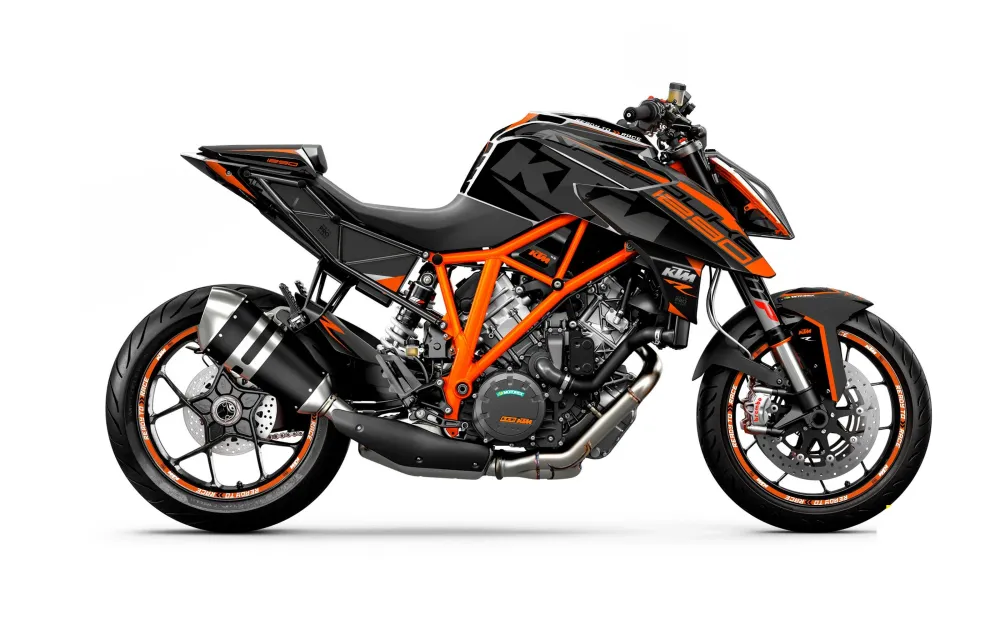 KTM 1290 Super Duke R DEKOR - "Torque" (Sort/Orange)