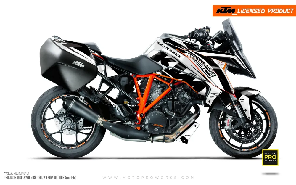 KTM 1290 Super Duke GT DEKOR - "Torque" (White/Black)