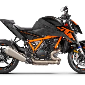 KTM 1390 Super Duke R/Evo DEKOR - "Vektra" (Sort)