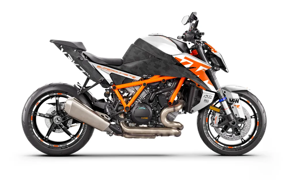 KTM 1390 Super Duke R/Evo DEKOR - "Vektra" (Hvid)