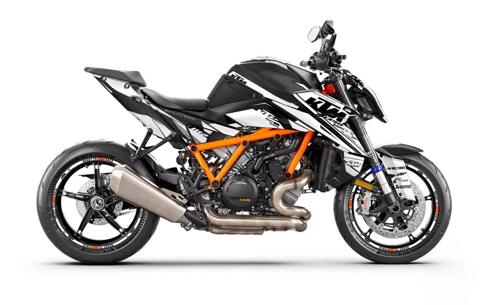 KTM 1390 Super Duke R/Evo DEKOR - "Nebula" (Hvid)