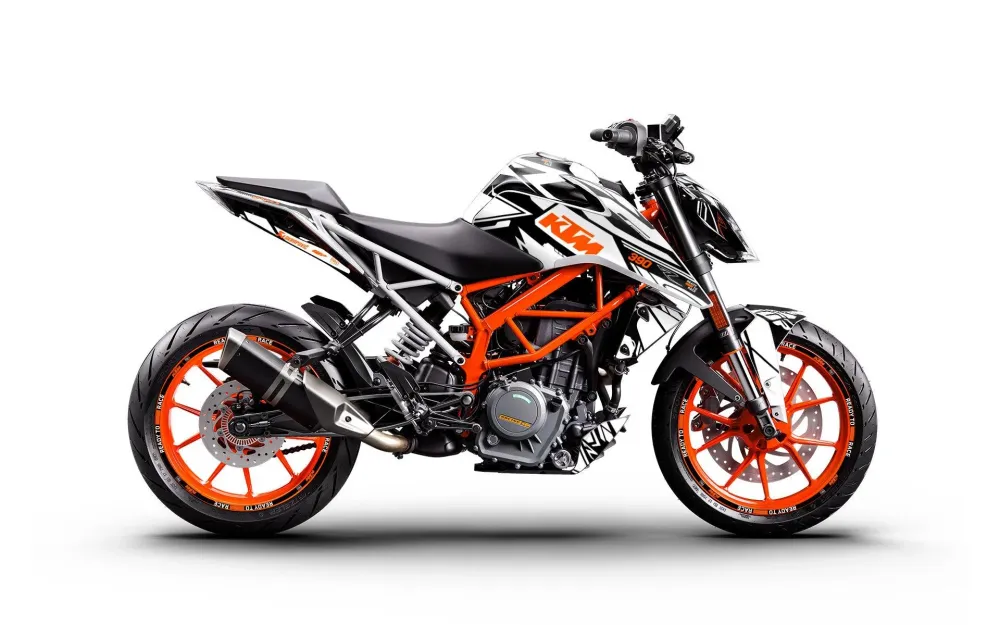 KTM 200 Duke DEKOR - "Pulse" (Sort/Hvid)