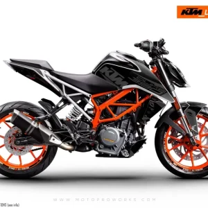 KTM 200 Duke DEKOR - "Torque" (Sort)