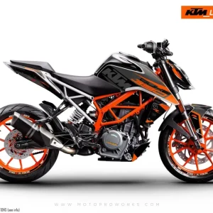 KTM 200 Duke DEKOR - "Torque" (Sort/Orange)