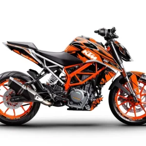 KTM 250 Duke 2011-2023 DEKOR - "Pulse" (Sort/Orange)