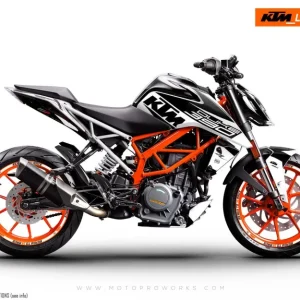 KTM 250 Duke DEKOR - "Torque" (Hvid/Sort)