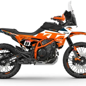 KTM 390 Adventure R / X DEKOR - "Nomadic" (Hvid/Blå/Orange)