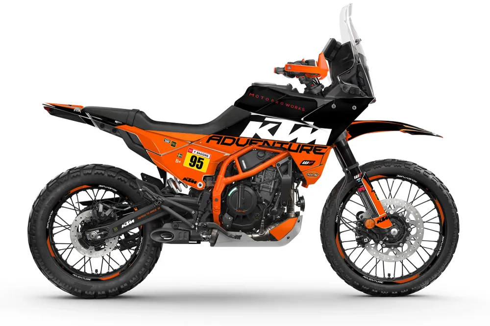 KTM 390 Adventure R / X DEKOR - "Waypointer" (Midnight)