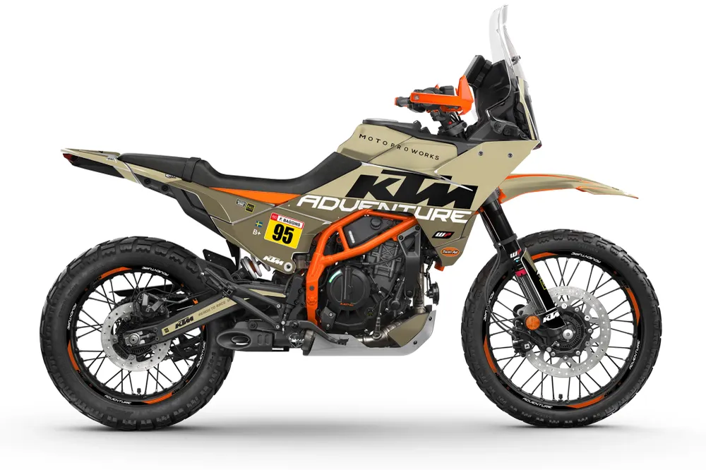 KTM 390 Adventure R / X DEKOR - "Waypointer" (Sand)