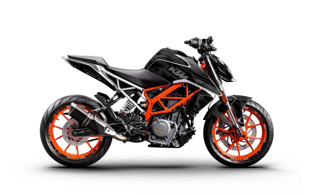 KTM 390 Duke 2011-2023 DEKOR - "Pulse" (Sort)