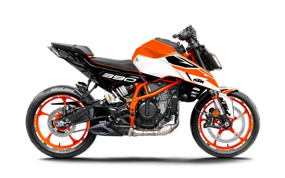 KTM 390 Duke DEKOR - "Fuse" (Hvid)