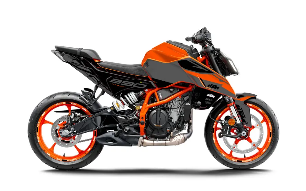 KTM 390 Duke DEKOR - "Fuse" (Orange)