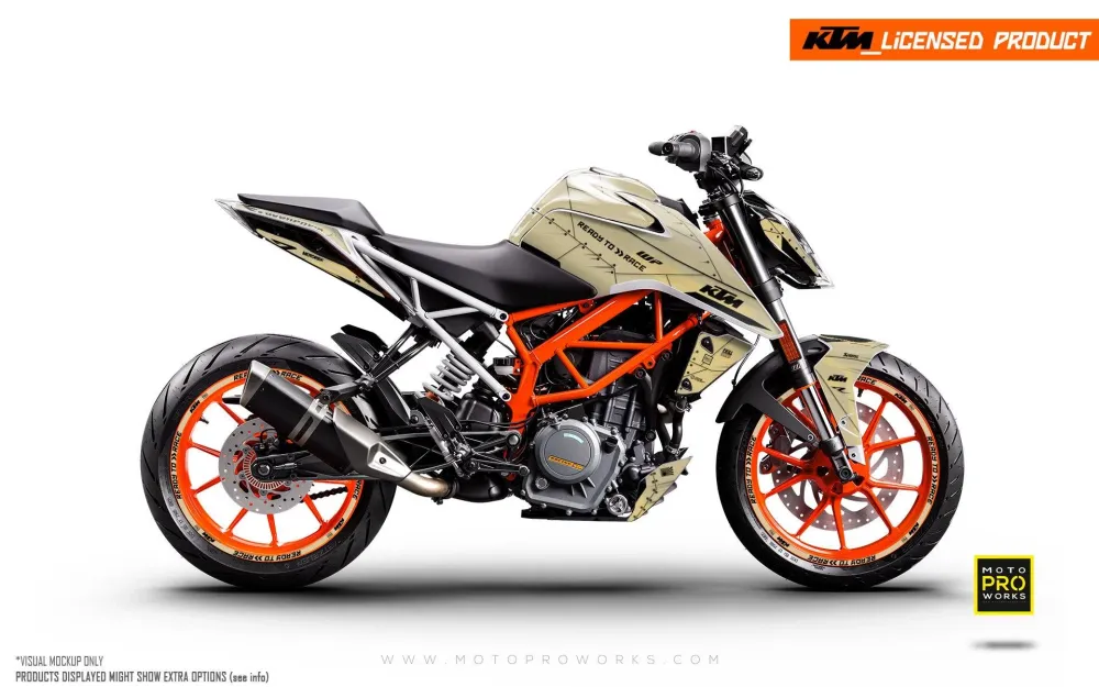 KTM 390 Duke DEKOR - "Liberty" (Sand)