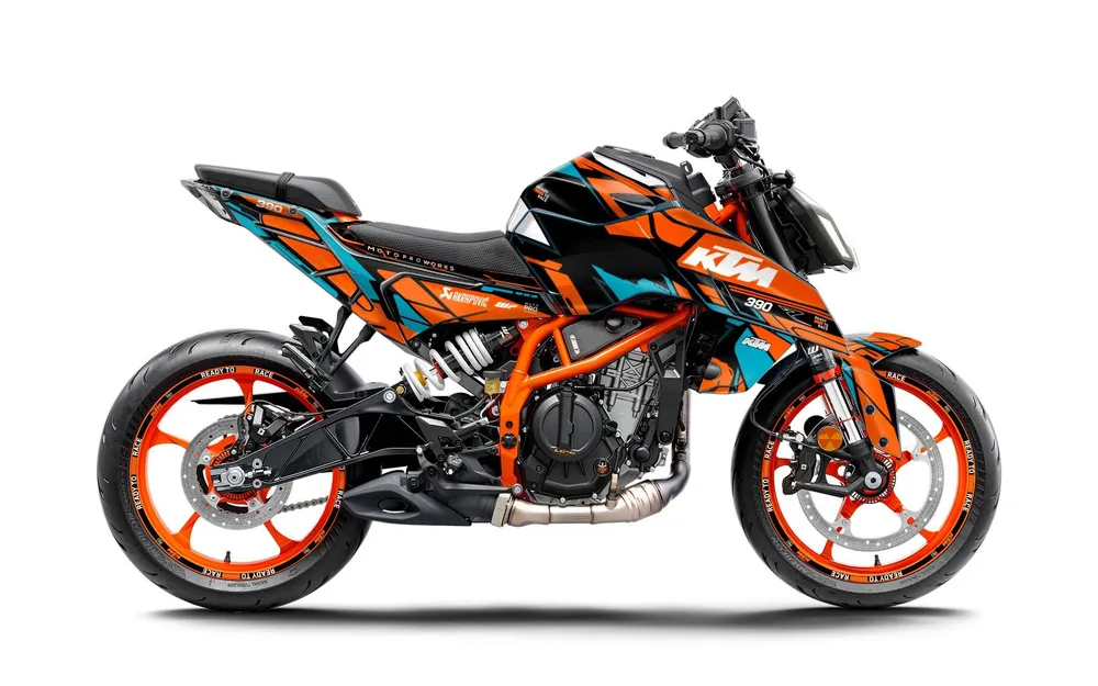KTM 390 Duke DEKOR - "Pulse" (Blå)