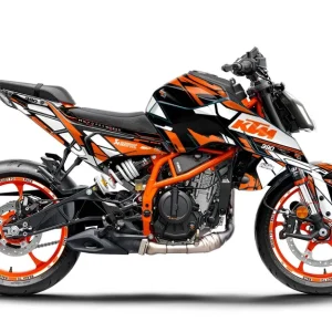 KTM 390 Duke DEKOR - "Pulse" (Hvid)