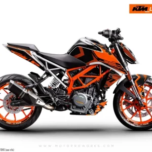 KTM 390 Duke DEKOR - "Rasorblade" (Orange)