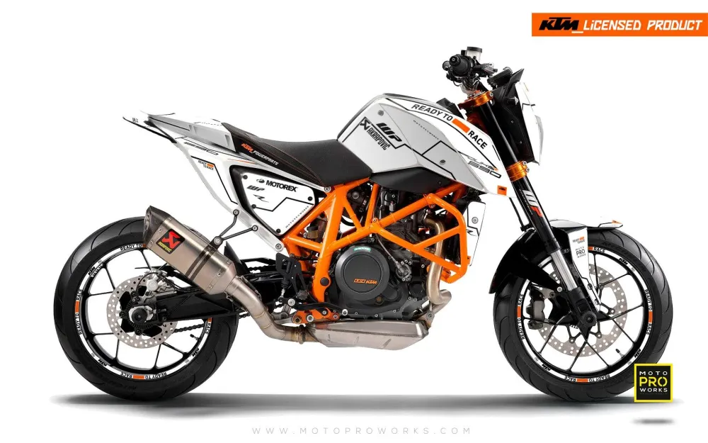 KTM 690 Duke DEKOR - "Vessel" (White)