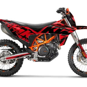 KTM 690 ENDURO R 2026 DEKOR - "Kickdrift" (Rød)