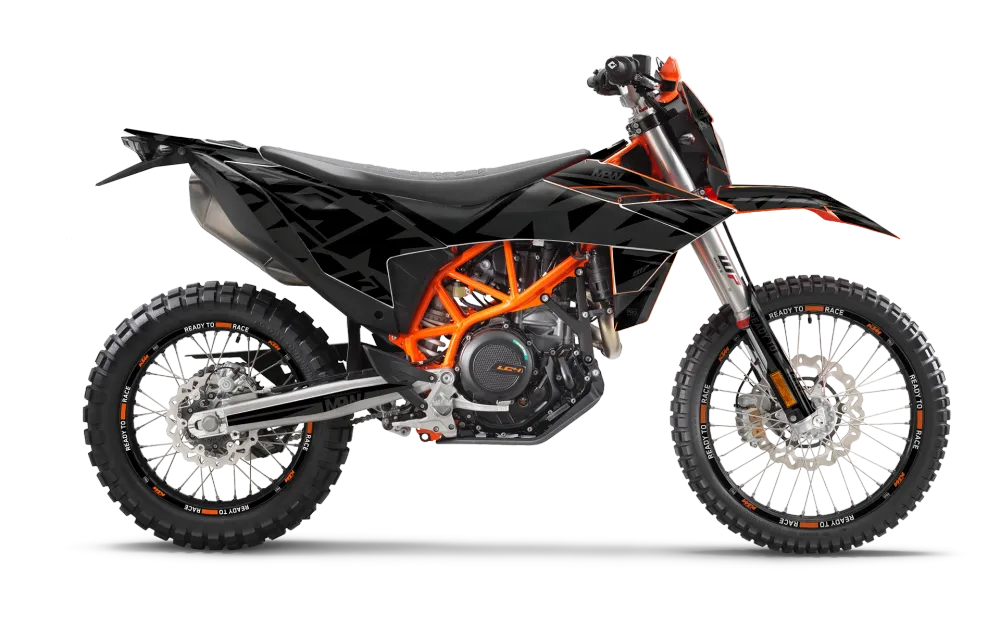 KTM 690 ENDURO R 2026 DEKOR - "Kickdrift" (Sort)