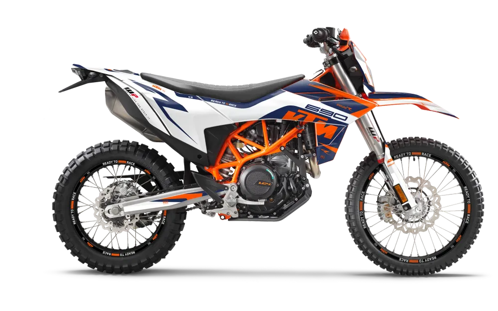 KTM 690 Enduro R 2026 DEKOR - "Torque" (Hvid/Blå)