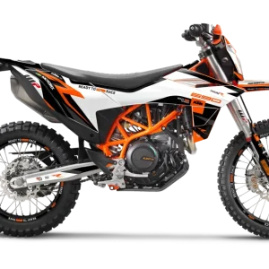 KTM 690 Enduro R 2026 DEKOR - "Torque Reloaded" (Hvid/Sort/Orange)