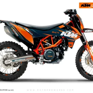 KTM 690 Enduro DEKOR - "Colibri" (Orange/Gradient)