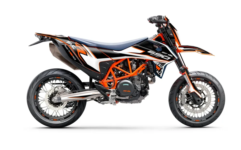 KTM 690 Enduro DEKOR - "District" (Sort)