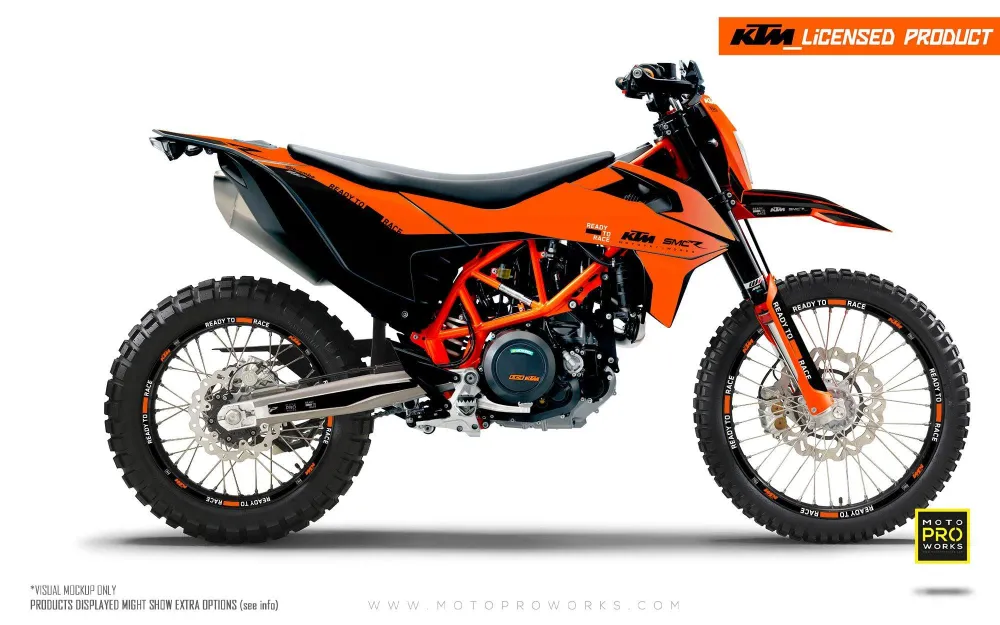 KTM 690 Enduro DEKOR - "Fade" (Orange)
