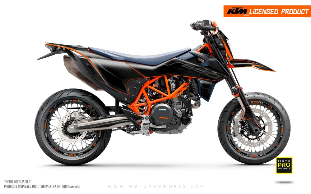 KTM 690 Enduro DEKOR - "Fuel" (Sort)