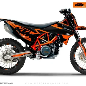 KTM 690 Enduro DEKOR - "Mounty" (Sort/Orange)