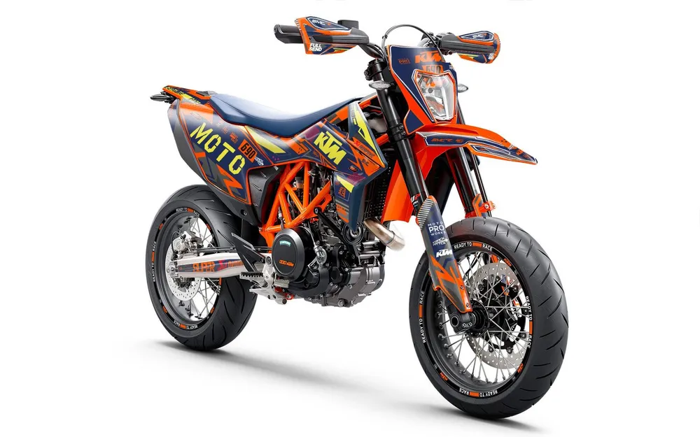 KTM 690 Enduro DEKOR - "Phantom" (Blå)