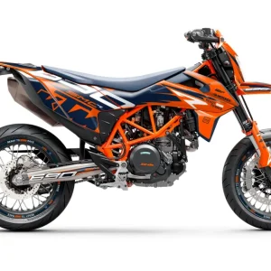 KTM 690 Enduro DEKOR - "Quickshift" (Orange/Blå/Hvid)