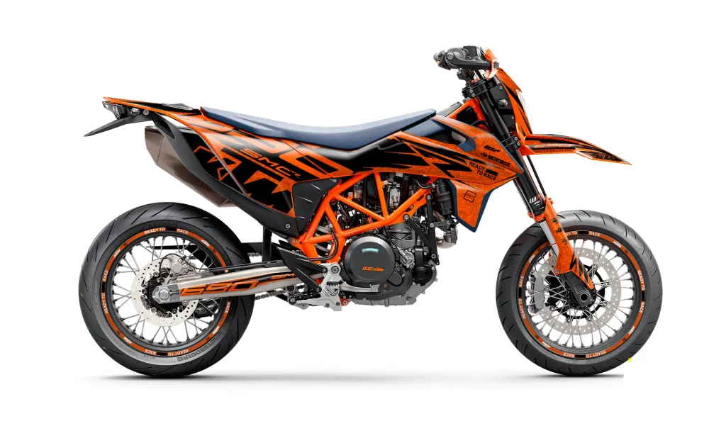 KTM 690 Enduro DEKOR - "Quickshift" (Orange/Mønster)