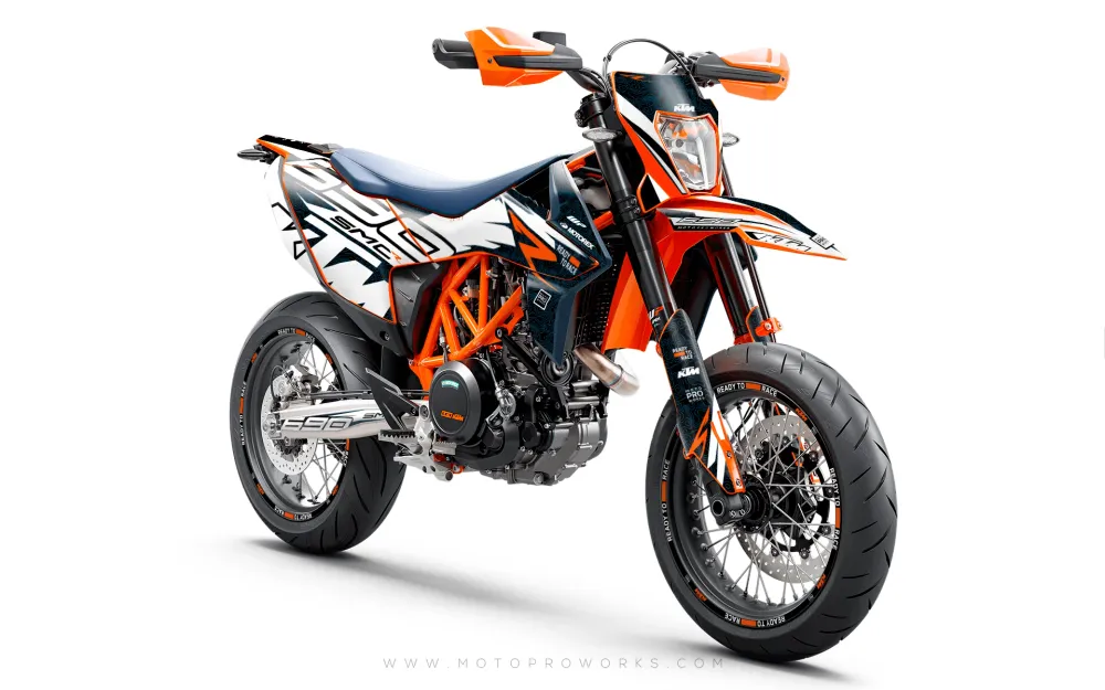 KTM 690 Enduro DEKOR - "Quickshift" (Sort/Mønster)