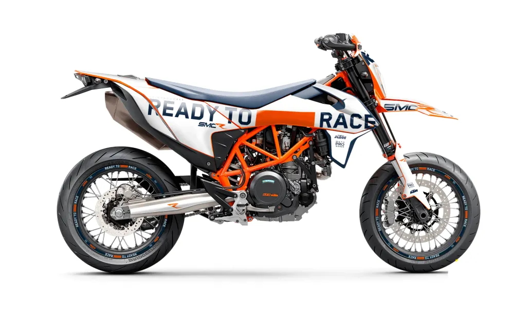 KTM 690 Enduro DEKOR - "Ready To Race 2.0" (Hvid)