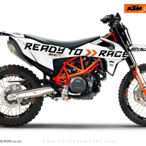 KTM 690 Enduro DEKOR - "Ready2Race" (Hvid)