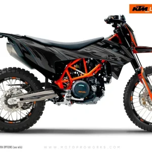 KTM 690 Enduro DEKOR - "Ripple" (Sort)