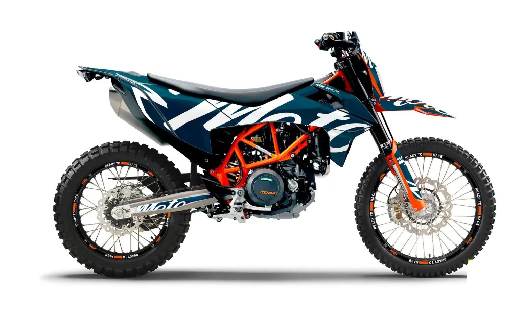KTM 690 Enduro DEKOR - "Script" (Blå)