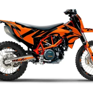 KTM 690 Enduro DEKOR - "Script" (Orange)