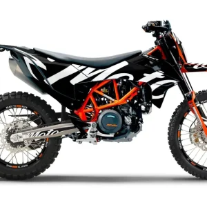 KTM 690 Enduro DEKOR - "Script" (Sort)