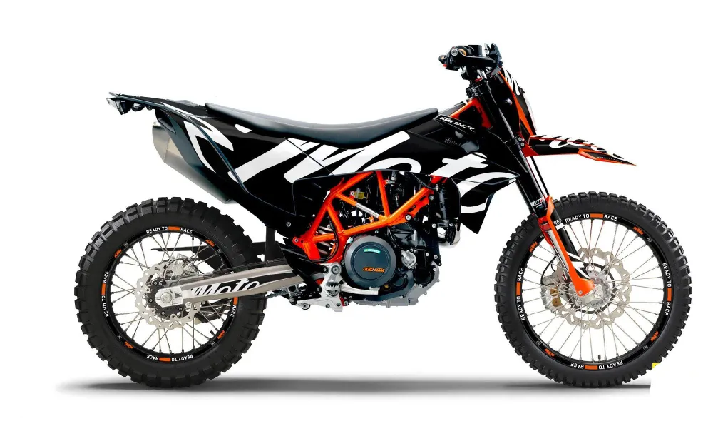 KTM 690 Enduro DEKOR - "Script" (Sort)