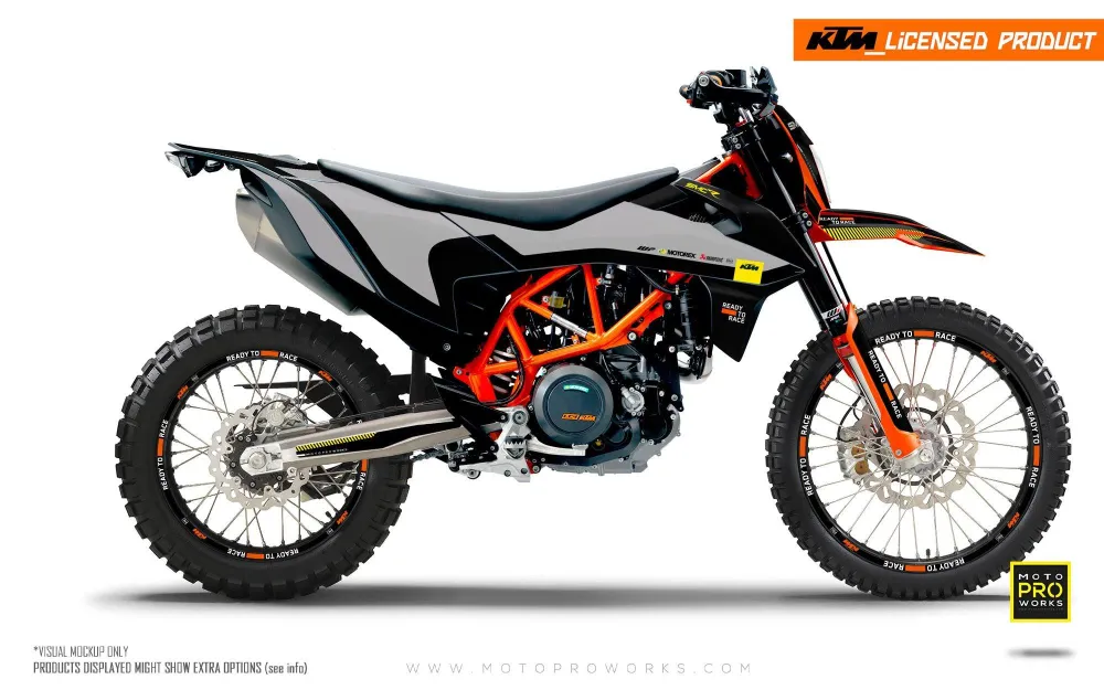 KTM 690 Enduro DEKOR - "Sprint" (Grå)