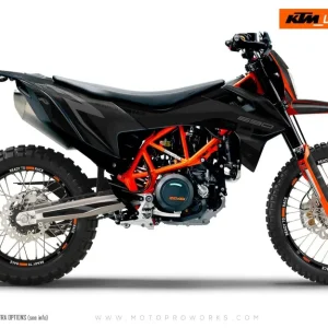 KTM 690 Enduro R DEKOR - "Torque Reloaded" (Sort)