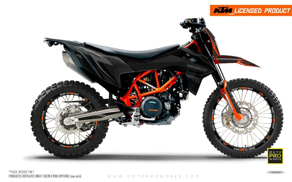KTM 690 Enduro R DEKOR - "Torque Reloaded" (Sort)