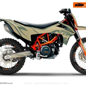 KTM 690 Enduro R DEKOR - "Torque" (Solid/Sand)