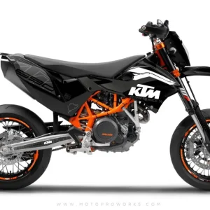 KTM 690 SMC-R DEKOR - "ABSTRAKT" (sort/grå)