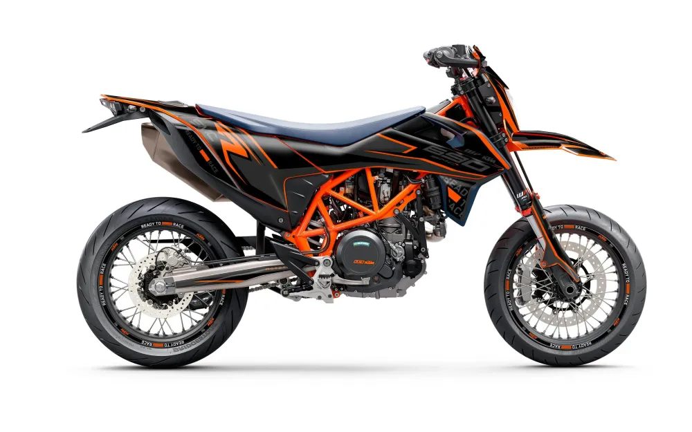 KTM 690 SMC-R DEKOR - "District" (Grå)